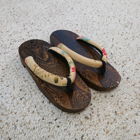Vintage Shoes Japanese Geta Wooden Sandals From Japan Poshmark